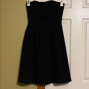 H&M little black strapless dress